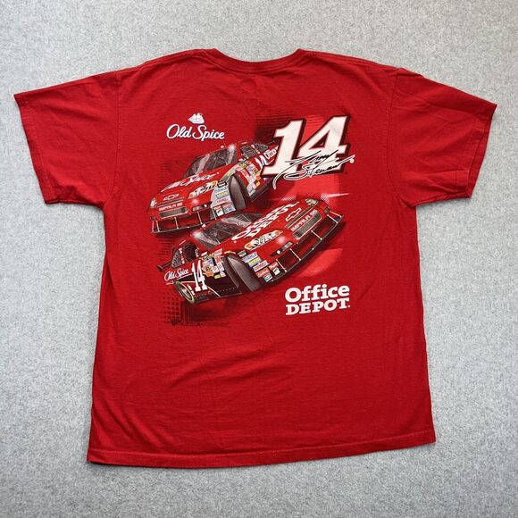Tony Stewart Nascar Winners Circle Mens Large L Red Racing Graphic Tee READ - Picture 5 of 9